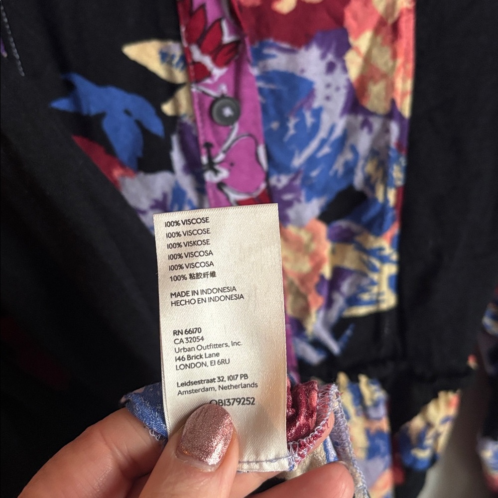 Free People | Brunch A Bunch Floral Tunic Sz S - Picture 12 of 13